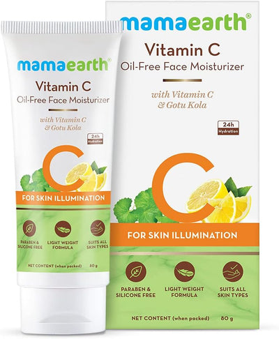 Mamaearth Vitamin C Oil-Free Face Moisturizer with Gotu Kola - 80g
