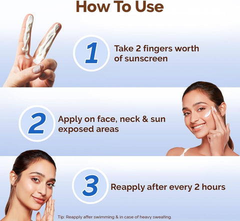Mamaearth Aqua Glow Hydrating Sunscreen Gel - SPF 50 PA++++ with Himalayan Thermal Water & Hyaluronic Acid - 50 ml - Image 7