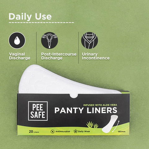 Pee Safe Feminine Panty Liners with Aloe Vera - XL 20 Pack - Image 3