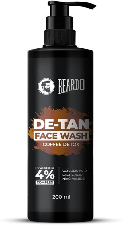 Beardo De-Tan Facewash with Glycolic Acid & Niacinamide - 200ml