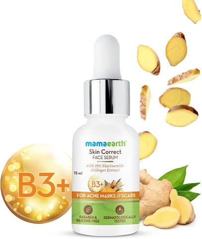 Mamaearth Skin Correct Face Serum with Niacinamide & Ginger Extract - 15ml - Image 2
