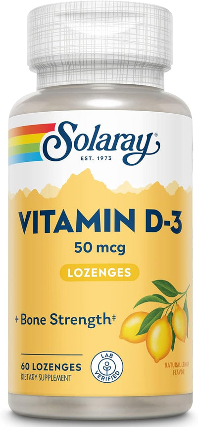 Solaray Vitamin D3 2000IU Lozenges 60's