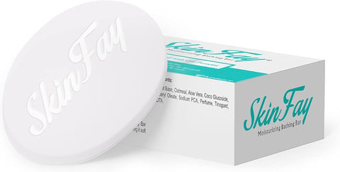 SKINFAY Face Moisturiser with Oat Proteins & Aloe Vera - Soap-Free, 75gm - Image 2