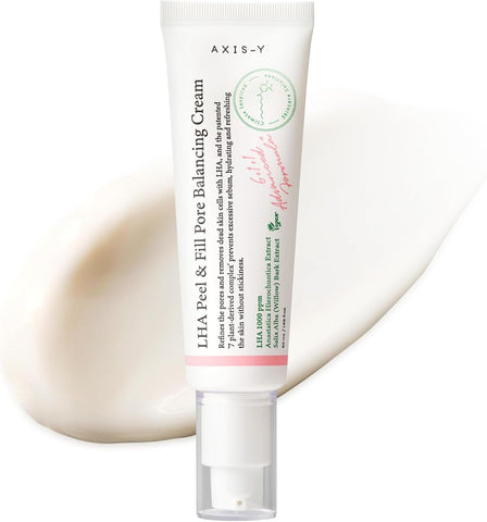 AXIS-Y LHA Peel & Fill Pore Balancing Cream - Pore Care, LHA & ACZERO Formula - 50ml