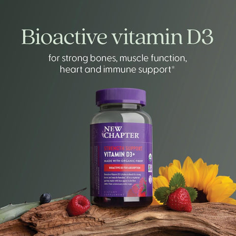 New Chapter Organic Vitamin D3+ Gummies - 1000 IU - 60 Count - Image 3