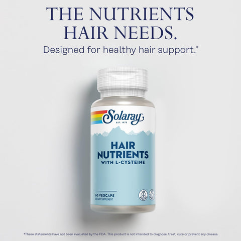 Solaray Hair Nutrient V-Cap 60's