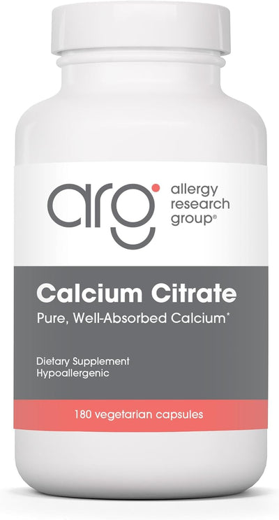 Allergy Research Calcium Citrate - 180 Vegetarian Capsules