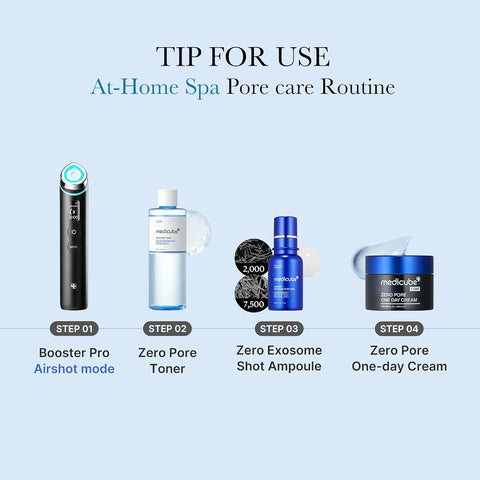 Medicube Zero Pore Toner - Exfoliating Blue Water Toner with AHA, BHA, PHA, Niacinamide - 250ml - Image 7