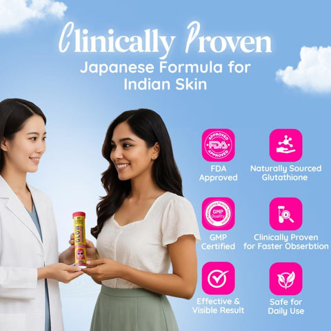 Chicnutrix Glow Effervescent Tablets - Japanese Glutathione & Vitamin C, 10 Pack - Image 4