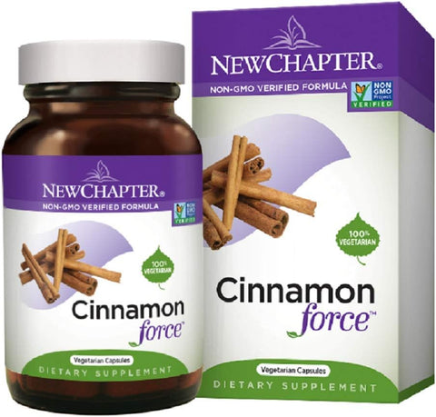 New Chapter Cinnamon Force - 30 Vegetarian Capsules