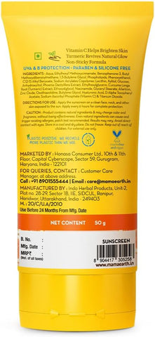 Mamaearth Vitamin C Daily Glow Sunscreen SPF 50, 50g - Image 8