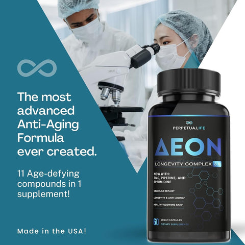 Perpetua NAD+ Liposomal Anti-Aging Supplement - 60 Capsules - Image 3