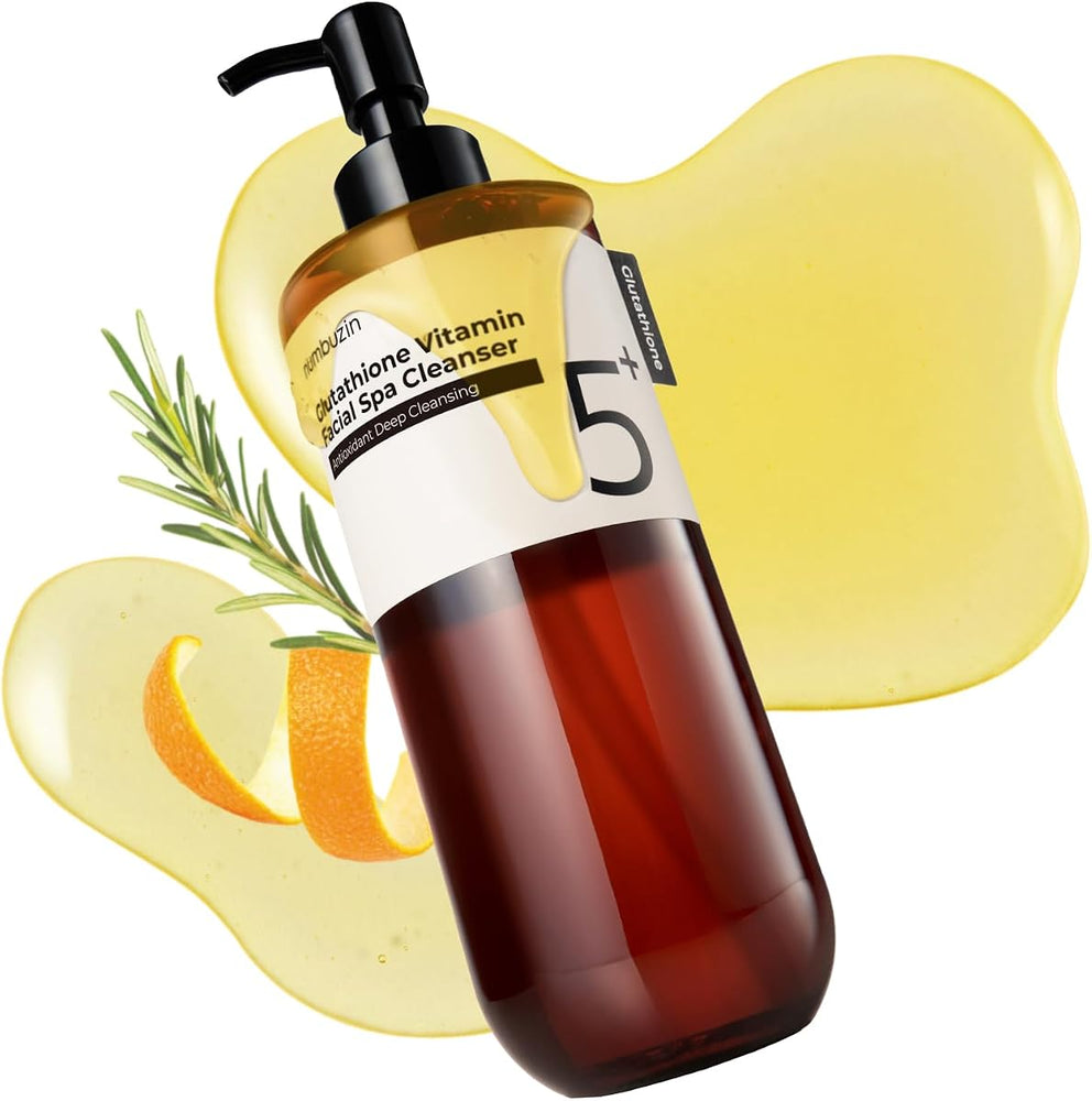 Numbuzin No.5 Cleansing Oil - Glutathione & Vitamin C Facial Spa Cleanser, 6.76 fl oz