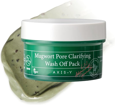 AXIS-Y Mugwort Pore Clarifying Wash Off Pack - 61% Mugwort Extract, 100ml