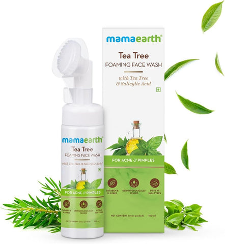 Mamaearth Tea Tree Foaming Face Wash with Salicylic Acid - 150ml - Image 2