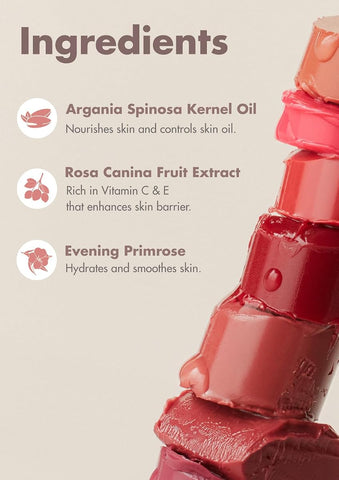 Rom&Nd Dewy & Glassy Tinted Lip Balm 01 Coco Nude - Vegan Formula - Image 3