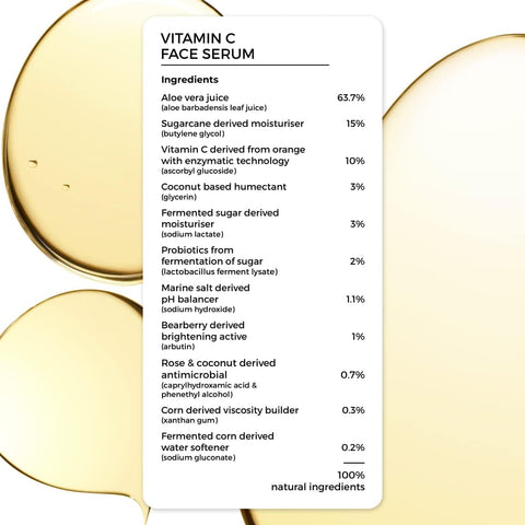 Brillaire Vitamin C Face Serum with Probiotics & Aloe Vera - 10% Formula, 30ml - Image 2