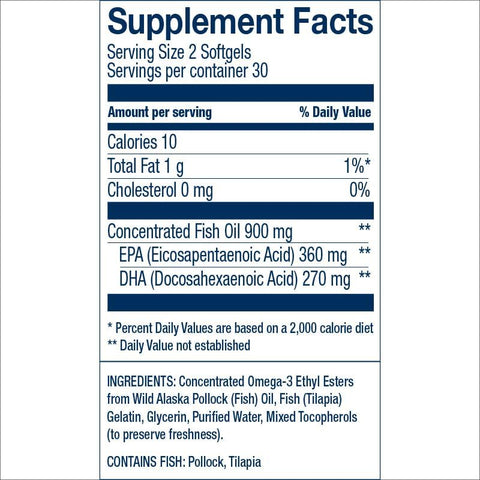 Wiley's Easy Swallow Minis - Omega-3 Fish Oil Softgels 60's - Image 2