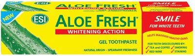 ESI Aloe Fresh Gel Toothpaste - Whitening Action, Natural, 100ml