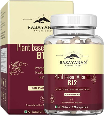 Rasayanam Plant Based Vitamin B12 120 Capsules