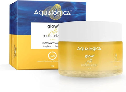 AQUALOGICA Glow+ Jello Moisturiser with Vitamin C & Papaya - 50g