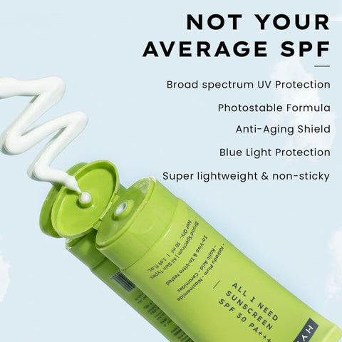 Hyphen All I Need Lightweight SPF 50 PA++++ Sunscreen - 50ml - Image 6