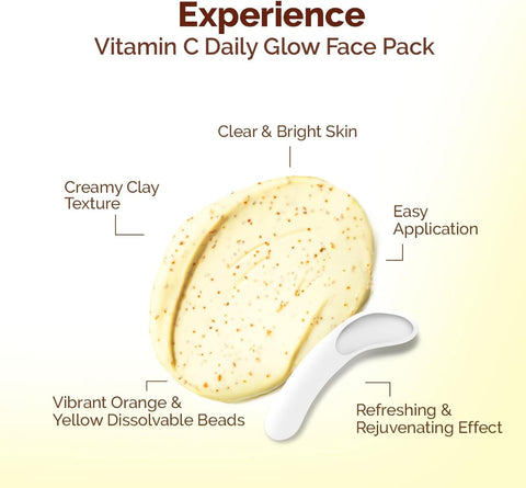 Mamaearth Vitamin C Face Mask - Skin Illumination with Turmeric & Kaolin Clay, 100g - Image 4