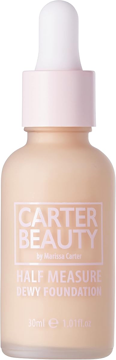 Carter Beauty Dewy Foundation, Water-Based Hydrating Formula, Meringue, 12 Shades