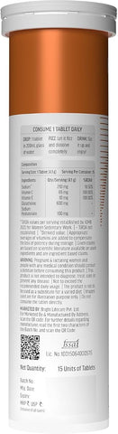 HK Vitals Glutathione Effervescent Tablets - L-Glutathione, Vitamin C & E, 15 Tablets - Image 7