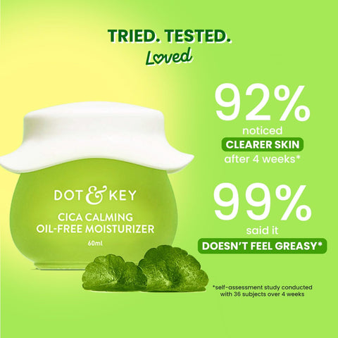 مرطب Dot &amp; Key CICA + Niacinamide الخالي من الزيوت، 60 مل