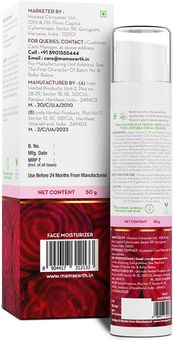 Mamaearth Beetroot Hydraful Moisturizer - Face Lotion, Oil-Free, 50 ml - Image 6