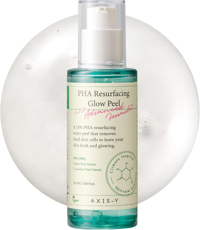 AXIS-Y PHA Resurfacing Glow Peel - Gel Water Peel with 10% PHA, 50ml