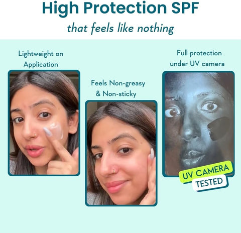 WishCare Niacinamide Oil Balance Sunscreen SPF 50 PA++++ - Light & Matte Sunscreen for Oily Skin