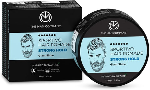 The Man Company Sportivo Hair Styling Pomade Wax - Strong Hold, Pro Vitamin B5, 100g - Image 6
