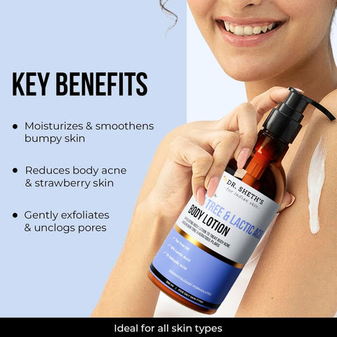 Dr. Sheth's Exfoliating Tea Tree & Lactic Acid Body Lotion - 200ml - Image 4