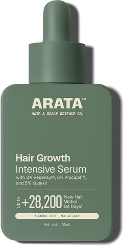Arata Intensive Hair Growth Serum - 3% Redensyl, 3% Procapil, 5% Capixyl - 30ml