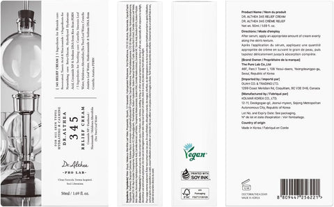 Dr.Althea 345 Relief Cream - Soothing Vegan Moisturizer with Niacinamide & PDRN, 50ml - Image 8
