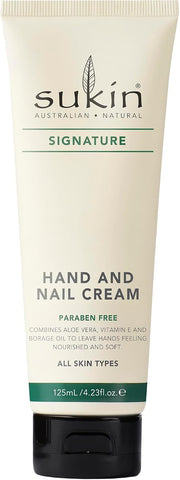 Sukin Hand & Nail Cream - Non-Greasy, With Soy Protein - 125ml