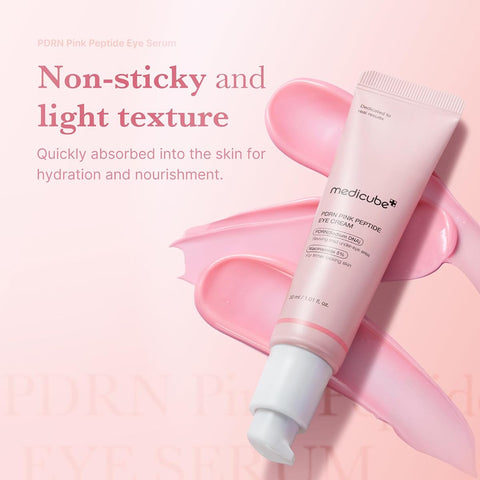Medicube PDRN Pink Peptide Eye Serum - Niacinamide & Retinol 30ml - Image 5