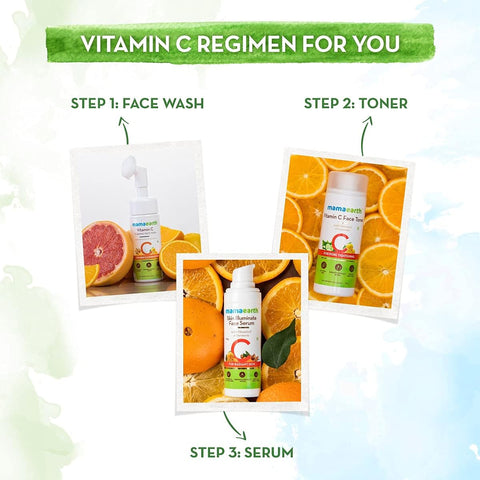 Mamaearth Skin Illuminate Face Serum with Vitamin C & Turmeric - 15g - Image 6