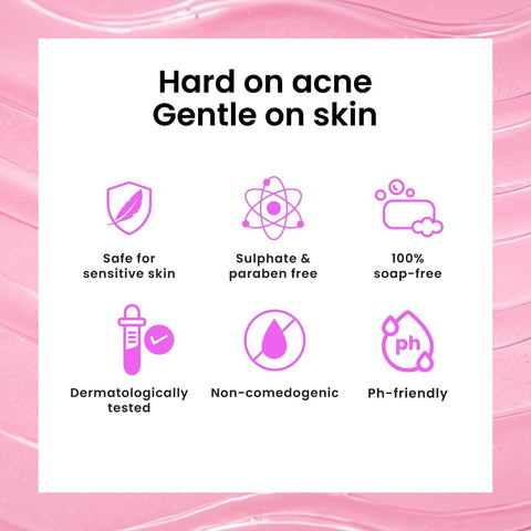 Foxtale True Clarity Oil & Acne Control Face Cleanser with Salicylic Acid, 100ml - Image 7