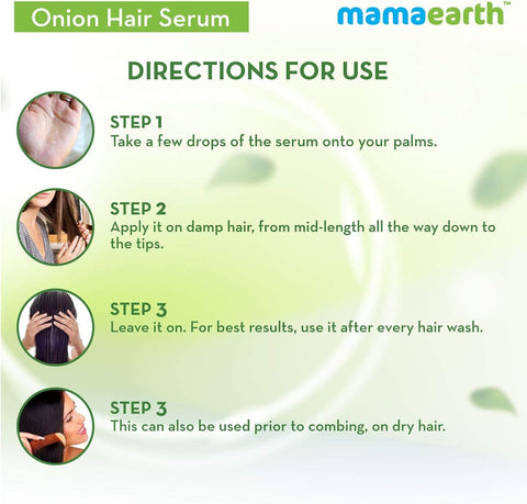 Mamaearth Onion Hair Serum with Biotin & D-Panthenol - 100ml - Image 6
