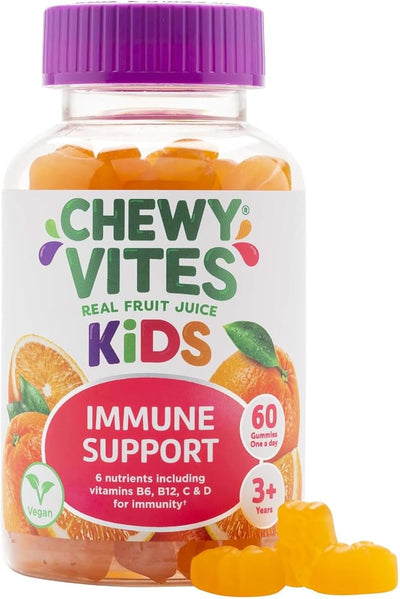 Chewy Vites Kids Immune Support Gummies - Vegan, No Nasties - 60 Count