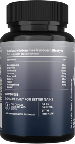 Aadar Power Build Ayurvedic Muscle Mass Gainer - 30 Capsules - Image 6