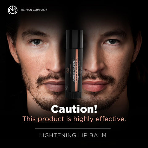 The Man Company Lightening Lip Balm with Vitamin E, Coconut & Olive Oil - 4gm - Image 4