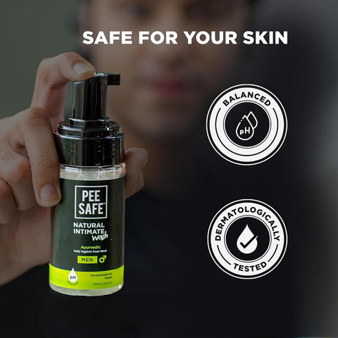 Pee Safe Natural Intimate Wash for Men with Tea Tree Oil - 100ml - Image 6