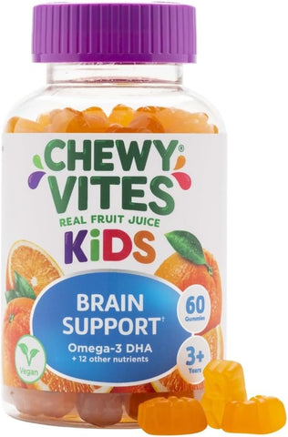 Chewy Vites Kids Brain Support Gummies with Omega 3 DHA - 60 Count - Image 2