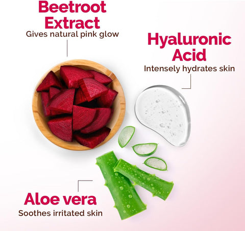 Mamaearth Beetroot Hydraful Sunscreen - SPF 50 PA++++, Hyaluronic Acid, 50g - Image 3