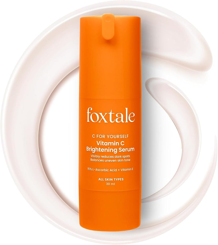 Foxtale Brightening Face Serum with 15% Vitamin C & Vitamin E - 30ml
