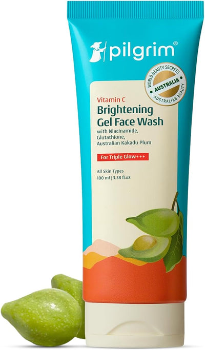 Pilgrim Vitamin C Gel Face Wash with Kakadu Plum & Lime Pearl - 100 ml
